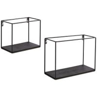 Landscape SADA NÁSTENNÝCH REGÁLOV, čierna