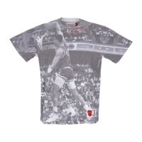 Mitchell & Ness Kenny Walker Above The Rim Sublimated S/S Tee - Pánske - Tričko Mitchell & Ness - Sivé - TCRW3401-NYKYYKWKWHIT - Veľkosť: XL