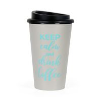 Cestovný hrnček - Keep calm and drink coffee ALBI