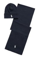 Polo Ralph Lauren Bavlnená čiapka a šál Polo Ralph Lauren