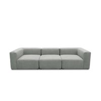 MID.YOU TROJMIESTNA POHOVKA, textil, svetlosivá