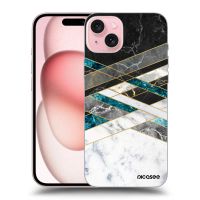 ULTIMATE CASE pro Apple iPhone 15 - Black & White geometry
