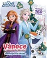 Samolepková knížka Vánoce v Ledovém království - kniha z kategorie Omalovánky