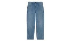 Carhartt WIP Simple Pant Blue Muži - Kalhoty Carhartt WIP - Modrá - I022947_01_WJ-34-32 - Size: 34-32