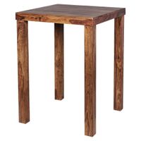 MID.YOU BAROVÝ STŮL, sheesham, barvy sheesham, 80/110/80 cm
