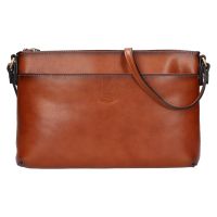 Katana Ednna bőr crossbody táska - konyak
