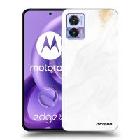 Silikónový prehľadný obal pre Motorola Edge 30 Neo - White