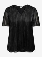 ONLY CARMAKOMA Romana Bluse Schwarz