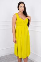 marka niezdefiniowana Dress with wide straps kiwi