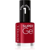 Rimmel Super Gel Gel-Lack für Fingernägel - keine UV/LED Lampe erforderlich Farbton 056 Sexy Santa 12 ml