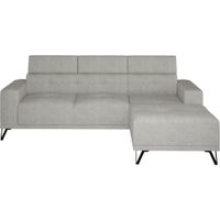 Hom`in ROHOVÁ SEDAČKA, textil, šedobéžová