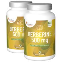 2x Berberin 500 mg, HCI 97 % hochdosiert – vegan, 240 Kapseln | Essentials Sensilab