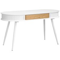 MID.YOU PSACÍ STŮL, bílá, barvy dubu, 140/76/60 cm