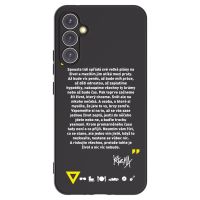 Silikónový čierny obal pre Samsung Galaxy A34 5G A346B - Kazma - BUĎTE TROCHU YESMANI