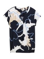 TOM TAILOR Bluza  bež / morsko plava / svijetloplava / bijela