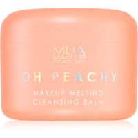 MUA Makeup Academy Oh Peachy odličovací balzam s obsahom oleja s vôňou broskyne 70 g