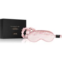 Notino Silk Collection Sleeping mask & Scrunchies Set подаръчен комплект цвят Pink