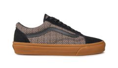 Vans Old Skool Herringbone Black/Brown Muškarci - Tenisice Vans - Crna - VN000CP5YS81-10.5 - Size: 10.5