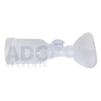 TipsHaler-HospitHal Inhalačná komora pre tlak. dávkovací inhalátor, s detskou maskou (delená, OrHal s prepážkou), od 1 do 6 rokov