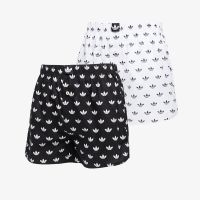 adidas Woven Boxer 2-Pack Black/ White M