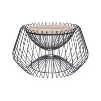 Kayoom PRÍRUČNÝ STOLÍK, hnedá, čierna