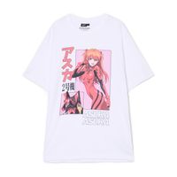 Cropp - Bela majica s potiskom Neon Genesis Evangelion - bela