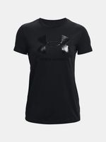 Under Armour UA W Sportstyle Logo SS Tricou Negru