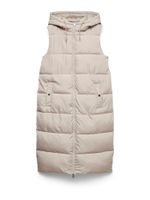 VERO MODA Prsluk  taupe siva
