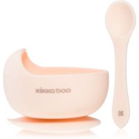 Kikkaboo Silicone Bowl with Spoon силіконова миска з ложкою 4 m+ Pink 2 кс