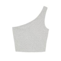 Cropp - Top z eno naramnico - light grey