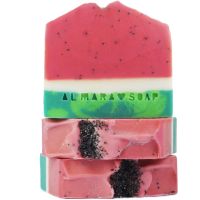 Almara Soap Fancy Watermelon Sugar handgemachte Seife mit Peelingeffekt 100 g
