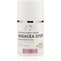 Apis Natural Cosmetics Rosacea-Stop Beruhigende Nachtcreme für empfindliche Haut mit der Neigung zum Erröten 50 ml