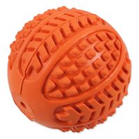 Hračka Dog Fantasy Rubber pískací míček guma oranžová 6,3cm