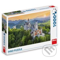 Jarný Neuschwanstein - puzzle z kategorie Přírodní scenérie