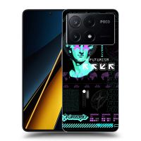 Silikónový čierny obal pre Xiaomi Poco X6 Pro - RETRO