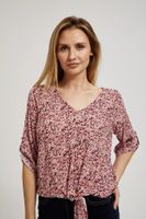 Ladies' patterned blouse MOODO - pink