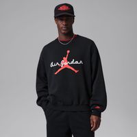 Jordan Brooklyn Fleece Crewneck Sweatshirt Black - Pánske - Mikina Jordan - Čierne - IF1845-010 - Veľkosť: XL