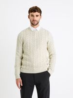 Celio Fesnow Pullover Weiß