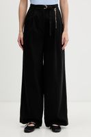 HUGO pantaloni straight pentru femei. din bumbac Henesa-2-W