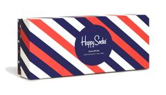 Happy Socks 4-Pack Classic Gift Set Pánske - Ponožky Happy Socks - Farebná - XBDO09-6002-4-7 - Size: 4-7