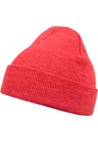 Beanie Basic Flap h.RED