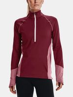 Under Armour UA ColdGear 1/2 Zip-RED Sweatshirt Rot