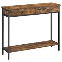 Boxxx KONZOLOVÝ STOLÍK, hnedá, čierna, 100/30/80 cm