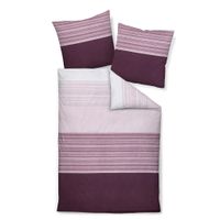 Janine POSTEĽNÁ BIELIZEŇ, makosatén, bobuľová, 140/200 cm