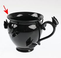 Tasse schwarz - BESCHÄDIGT