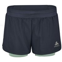 Odlo ZEROWEIGHT 3 INCH 2IN1 Дамски шорти за бягане, черно, размер