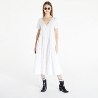 Sukienka TOMMY JEANS Poplin Tiered Ss Dress White S