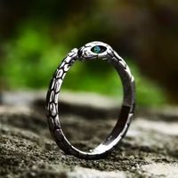 Ring Snake Green Eyes 12