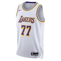 Nike Dri-FIT NBA Luka Doncic Los Angeles Lakers Association Edition Swingman Jersey White - Pánske - Dres Nike - Biele - DN2081-107 - Veľkosť: 2XL