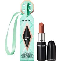 MAC Cosmetics Holiday Glazed Galaxy Mini Lustreglass Gift šminka z bleščečim finišem v darilnem pakiranju odtenek Thanks, It´s MAC! 1.8 g